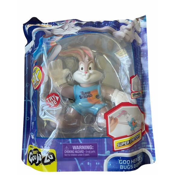 Bugs Bunny Goo Jit Zu Space Jam A Super Stretchy Figure Toy & Games - Picture 1 of 8